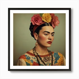 Default Default Vintage Frida Kahlo For Defferent Seasons Aest 2 (2) Art Print