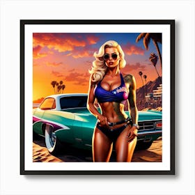 Sexy Blonde Art Print