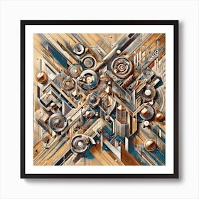 Abstract Painting 19 Art Print