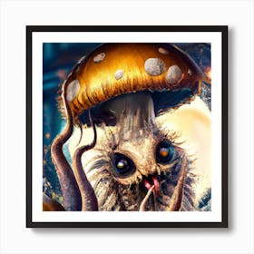 Octopus Monster Art Print