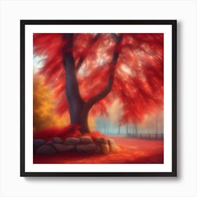 Autumn Tree Art Print