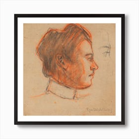 Český Krumlov, Relative Of The Artist, Egon Schiele Art Print