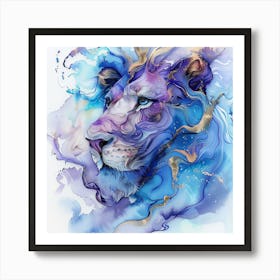 Csgboss Envision A Mesmerizing Alcohol Inked Poster Fused With 4 Art Print