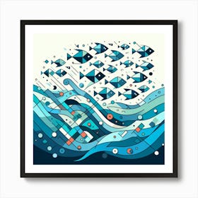 Fishes In The Sea 9 Art Print