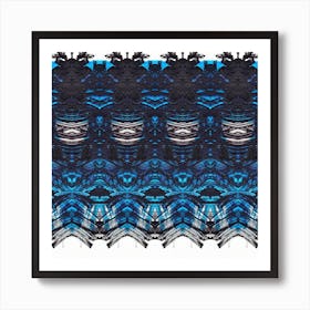 Abstract Blue Cover Art Art Print