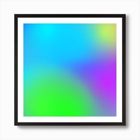 Abstract Blurry Background Art Print