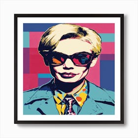 Pop Portrait Of A Woman Art Print