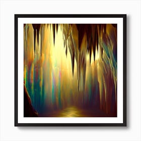 Caves Art Print