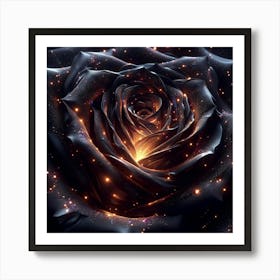 Black Rose 5 Art Print