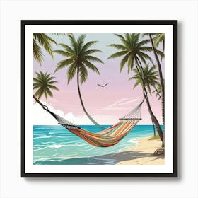 Beach Art Print Art Print