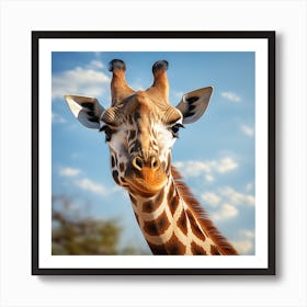 Photograph - Giraffe Portrait Art Print