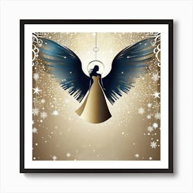 Angel With Wings 1 Art Print