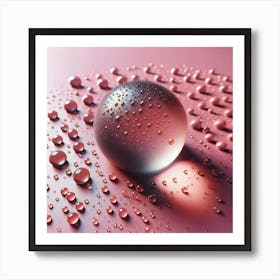 Water Droplet 1 Art Print