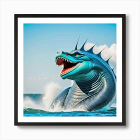 Sea Monster 1 Art Print