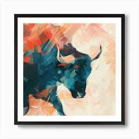 Bull Painting 2 Poster