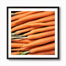 Carrot As A Background (12) Art Print