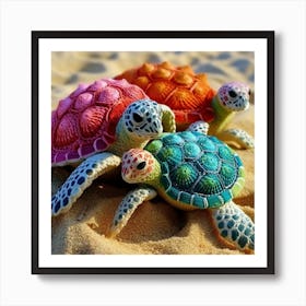 Sea Turtles 9 Art Print