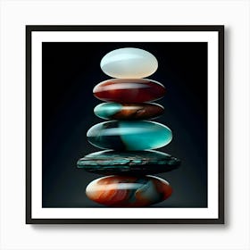 Stacked Stones 2 Art Print