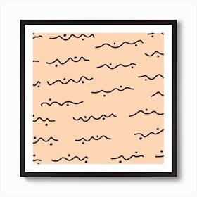 Wavy Pattern 1 Art Print