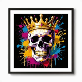 Graffiti Skull 6 Art Print