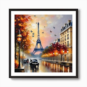 Paris Eiffel Tower 86 Art Print