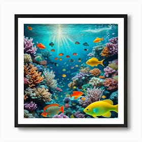 Coral Reef Art Print