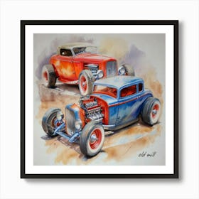 FM-10 OLD RODS 1 Art Print