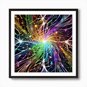 Abstract Fractals 14 Art Print