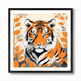 Tiger In The Forest 1 Art Print