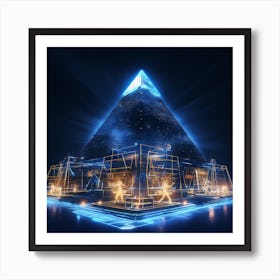 Pyramid Of Giza 3 Art Print