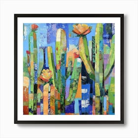 Cactus Garden Art Print