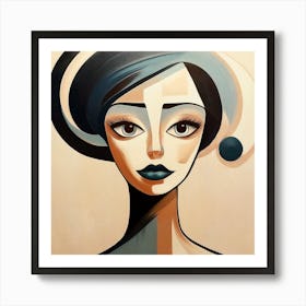 Unmoved Woman 03 Art Print