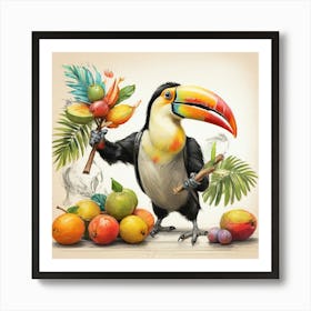 Toucan 45 Art Print