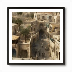 City In The Desert 1 Art Print