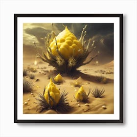 Desert Flower Art Print