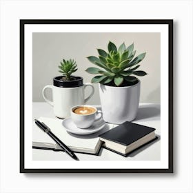 Day At The Office Art Print