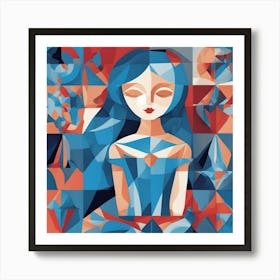 Classic Tales Of Old Cubism Style Art Print