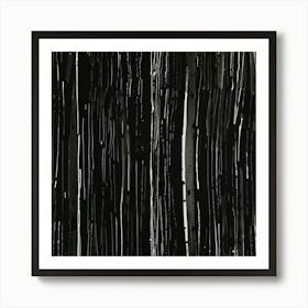 Black And White Stripes Art Print