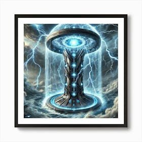 Stormwall Tower Storm Barrier Art Print