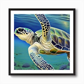 Sea Turtle Art Print