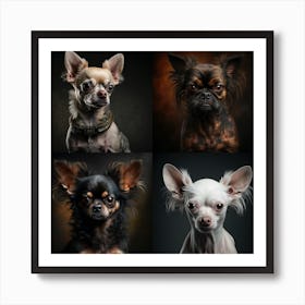 Dogs and dogs Art Print