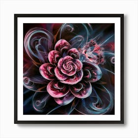 Fractal Flower 1 Art Print