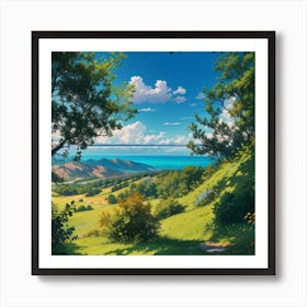 View Of The Ocean Art Print