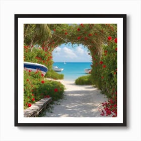 Archway To The Beach Art Print