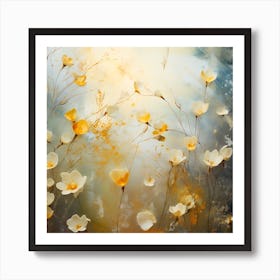 Abstract Of Flowers 1 Art Print