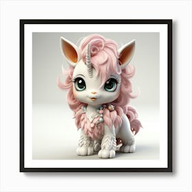 Little Unicorn 36 Art Print