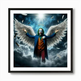 Joker Angel Art Print