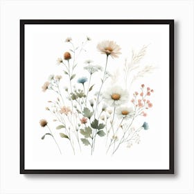 Wildflowers 1 Art Print