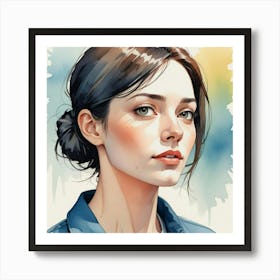 Portrait Of A Girl 9 Art Print