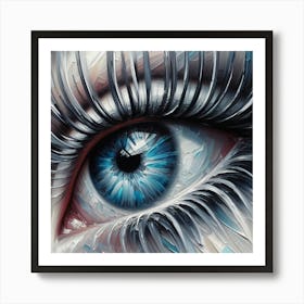 The Blue Eye Art Print